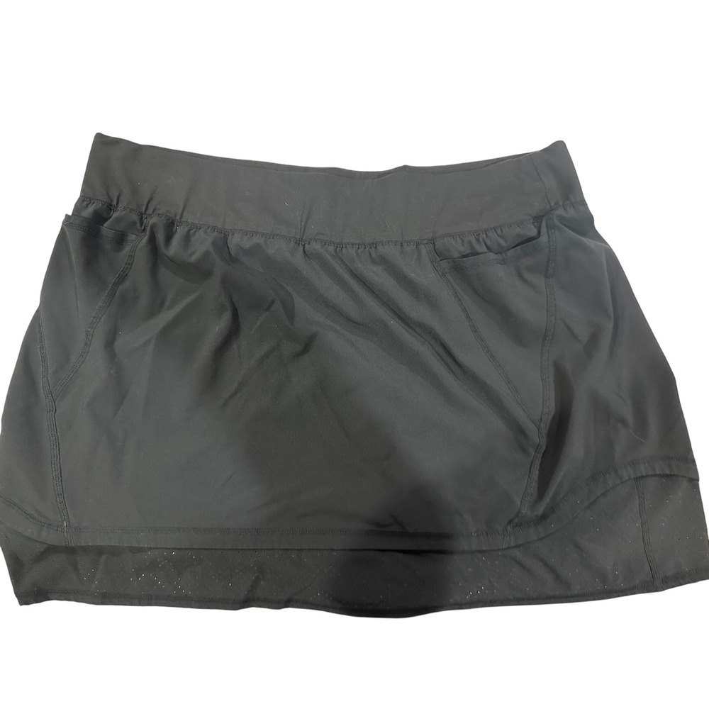 Livi Active Womens Black Athletic Skort Plus Size 22/24 Tennis Golf Skirt